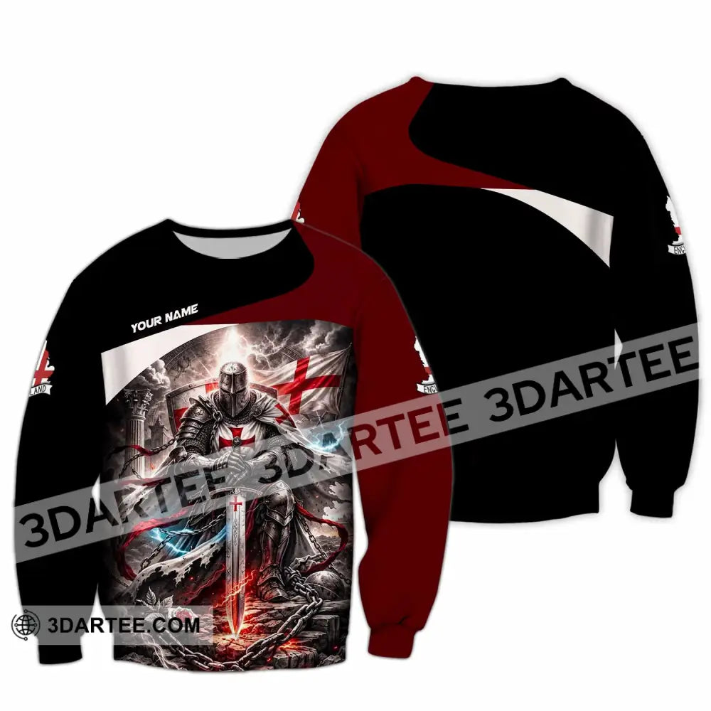 Unisex Shirt - Custom England Shirt - Long Sleeve / S - T-shirt