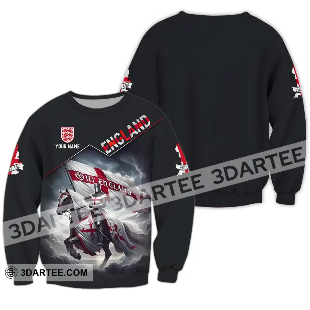 Unisex Shirt - Custom England Shirt Long Sleeve / S T-shirt