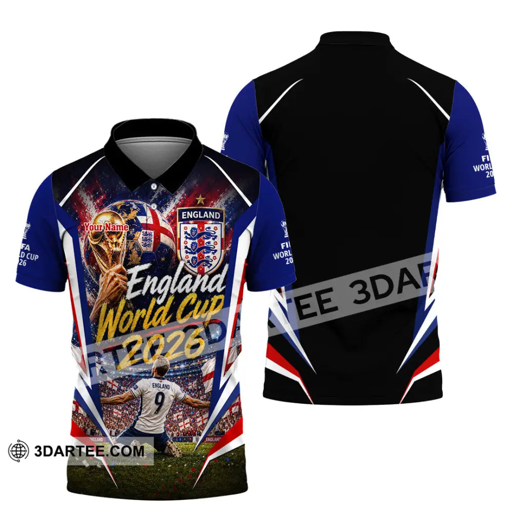 Unisex Shirt - Custom England World Cup 2026 Shirt - Polo Shirt / S - T-shirt