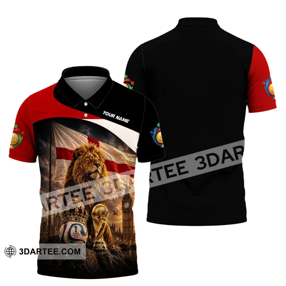 Unisex Shirt - Custom England World Cup 2026 Shirt - Polo Shirt / S - T-shirt