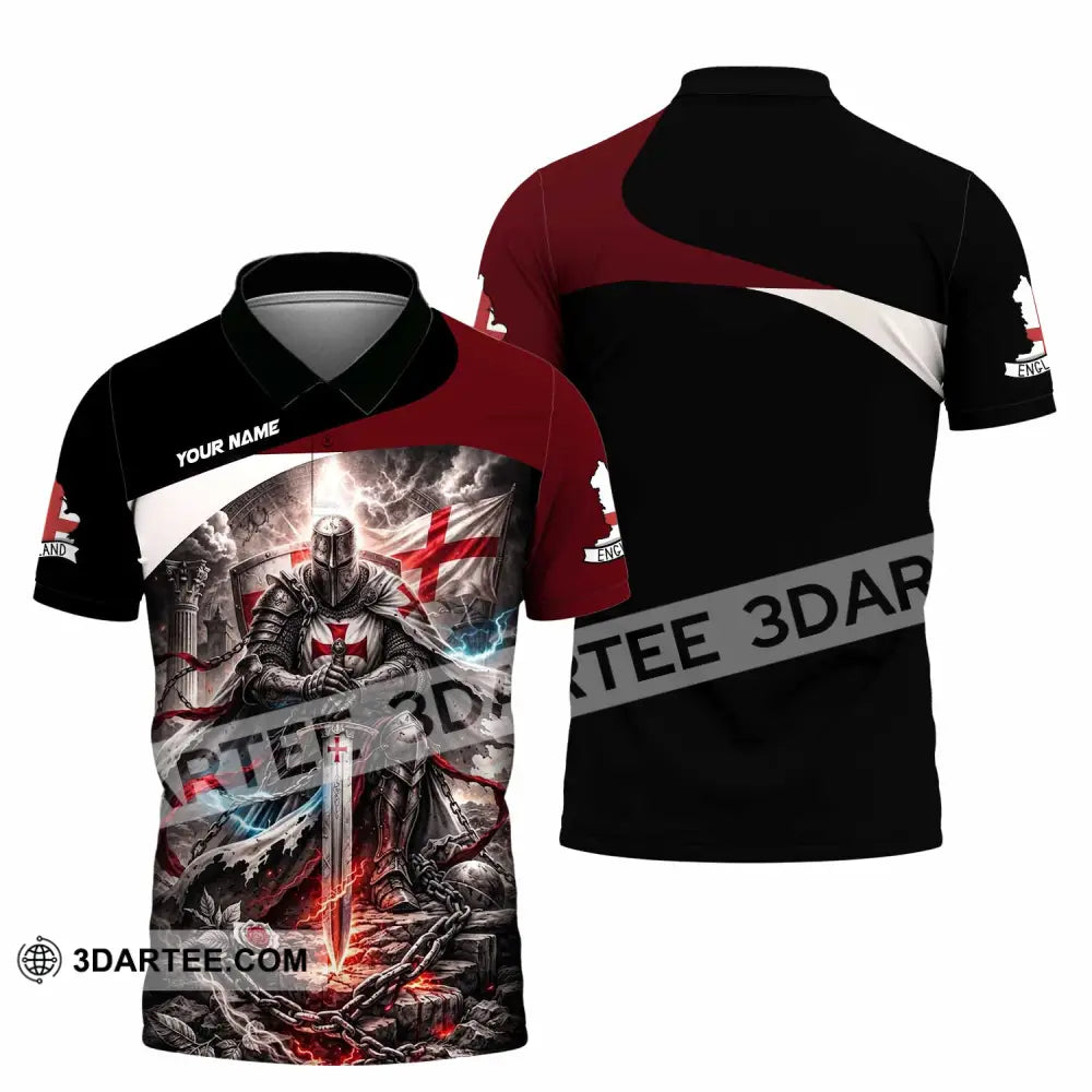 Unisex Shirt - Custom England Shirt - Polo Shirt / S - T-shirt