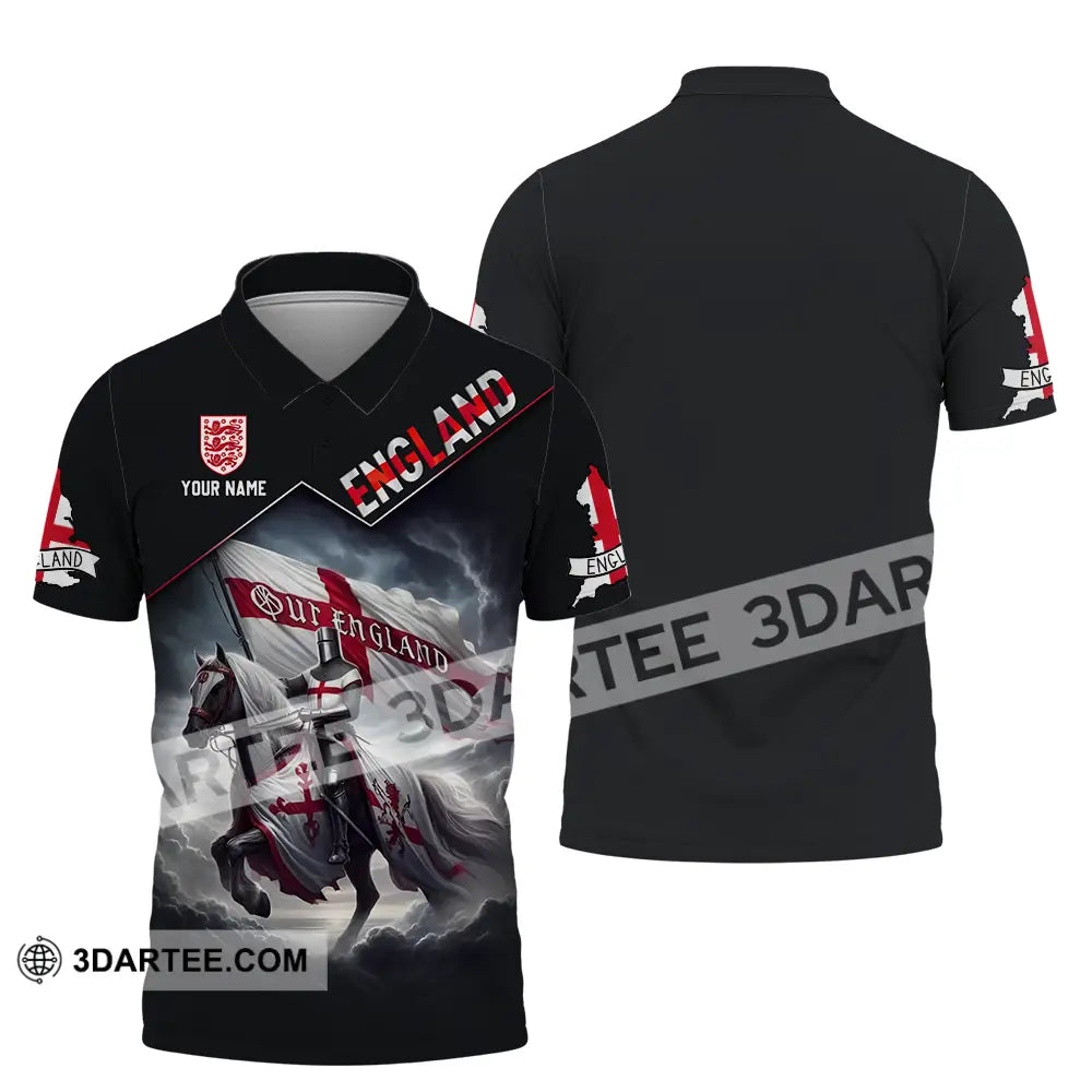 Unisex Shirt - Custom England Shirt Polo Shirt / S T-shirt