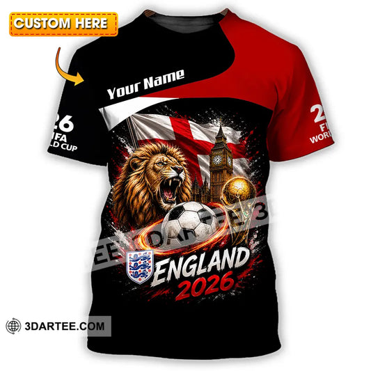 Unisex Shirt - Custom England World Cup 2026 Shirt - T-shirt