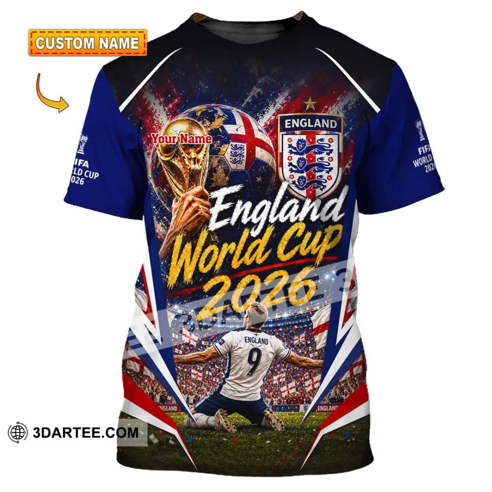 Unisex Shirt - Custom England World Cup 2026 Shirt - T-shirt