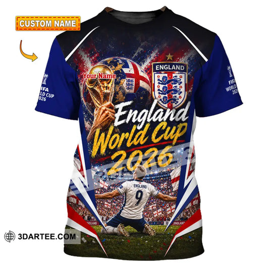 Unisex Shirt - Custom England World Cup 2026 Shirt - T-shirt