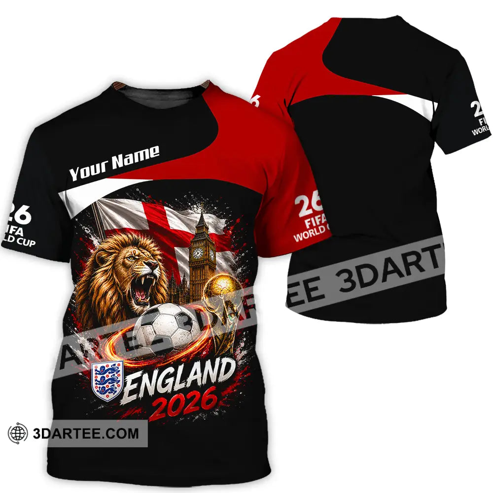 Unisex Shirt - Custom England World Cup 2026 Shirt - T-Shirt / S - T-shirt