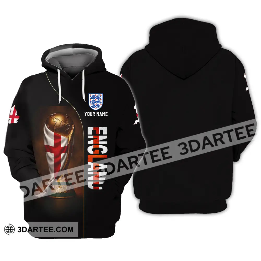 Unisex Shirt - Custom England World Cup 3D Shirt Hoodie / S T-shirt