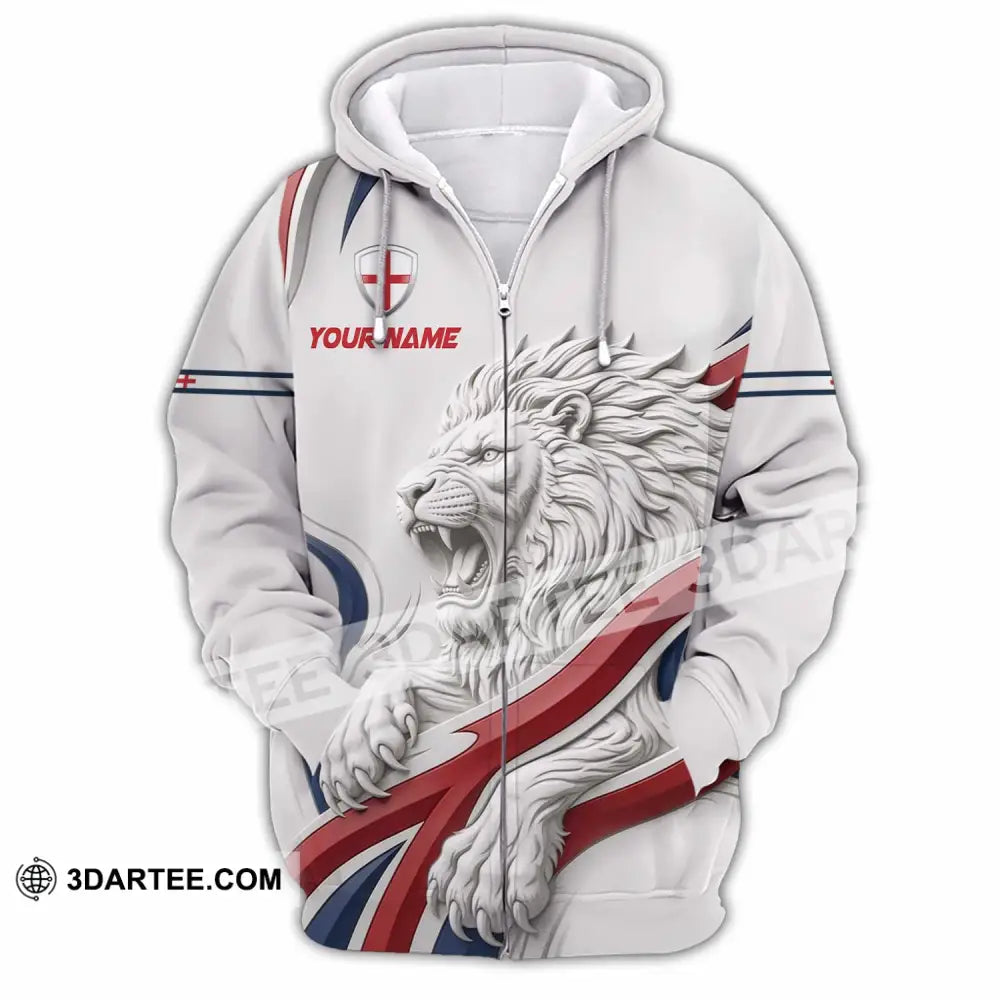 Unisex Shirt - Custom England Shirt - Zipper Hoodie / S - T-shirt