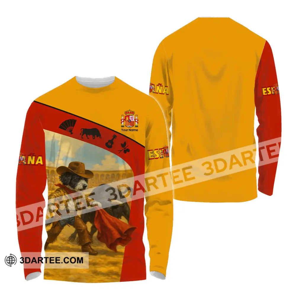 Unisex Shirt - Custom Espana Shirt Long Sleeve Shirt / S T-shirt