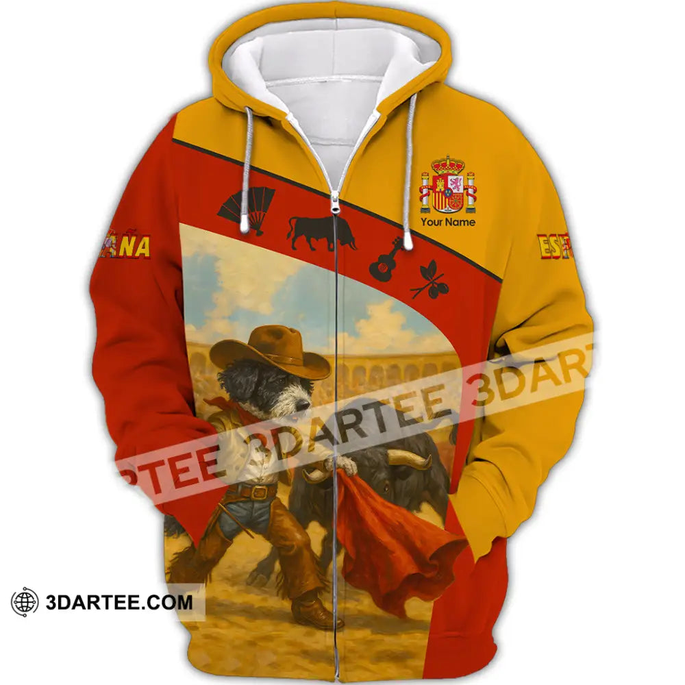 Unisex Shirt - Custom Espana Shirt Zipper Hoodie / S T-shirt