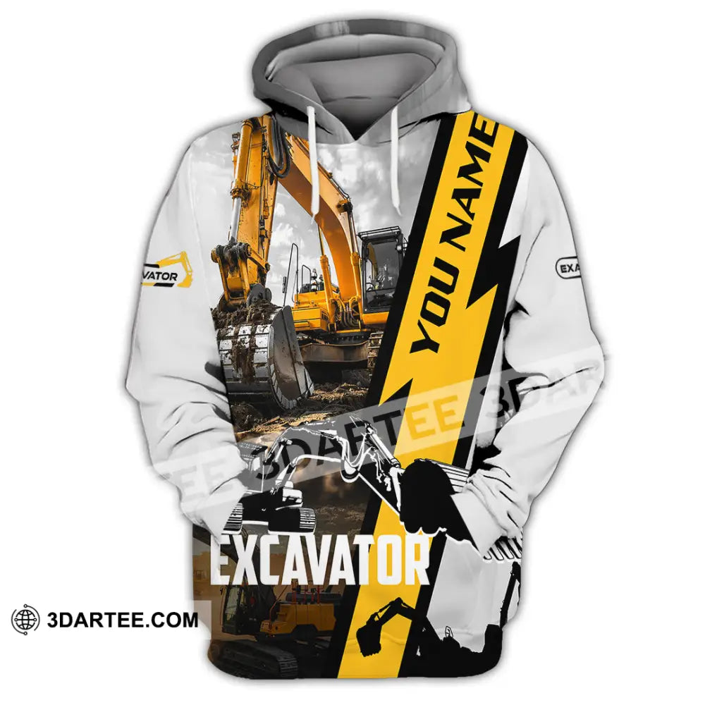 Unisex Shirt - Custom Excavator Shirt - Hoodie / S - T-shirt