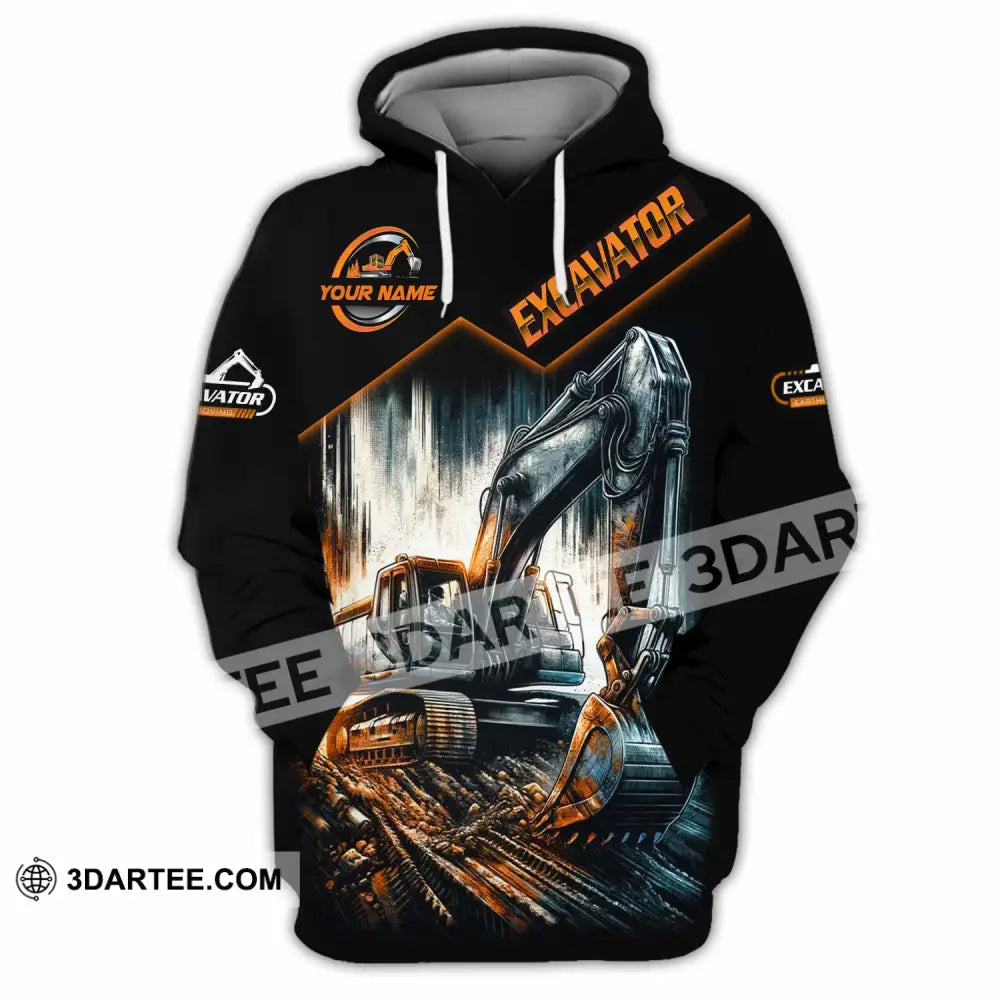 Unisex Shirt - Custom Excavator Shirt - Hoodie / S - T-shirt
