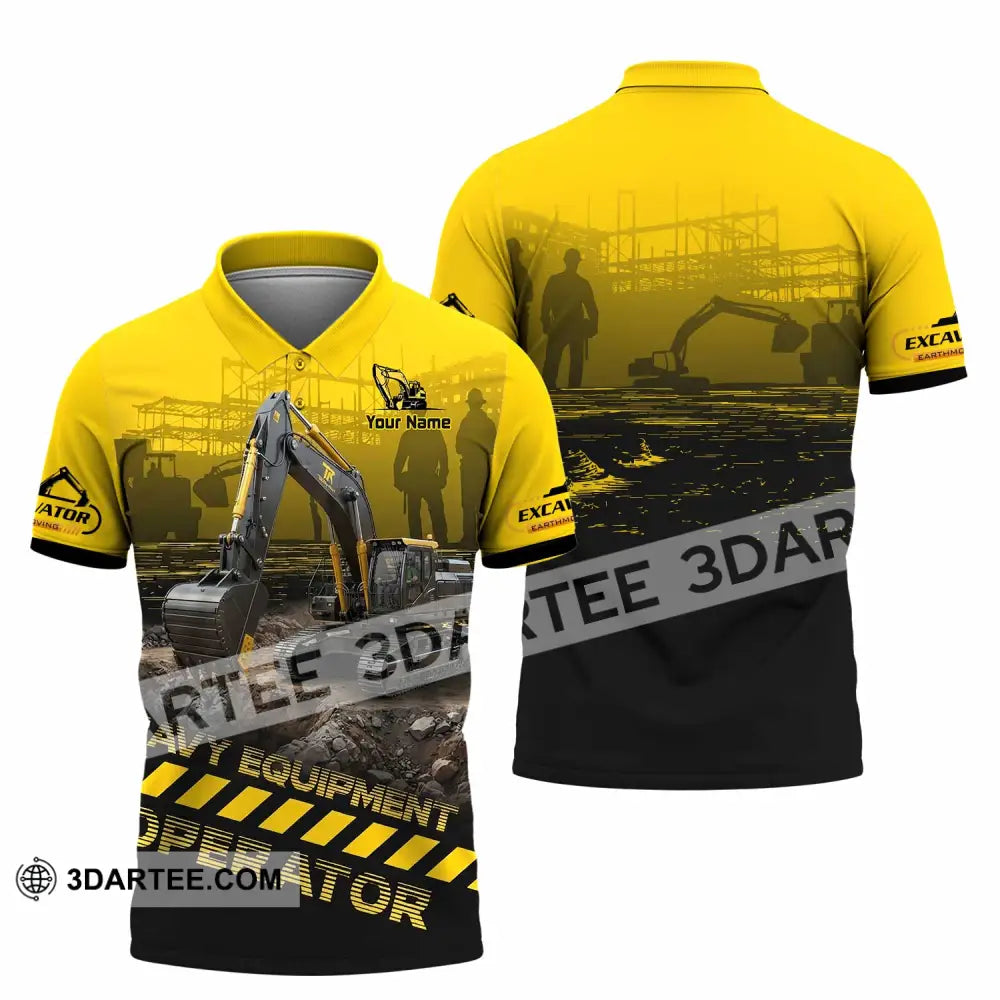 Unisex Shirt - Custom Excavator Shirt - Polo Shirt / S - T-shirt