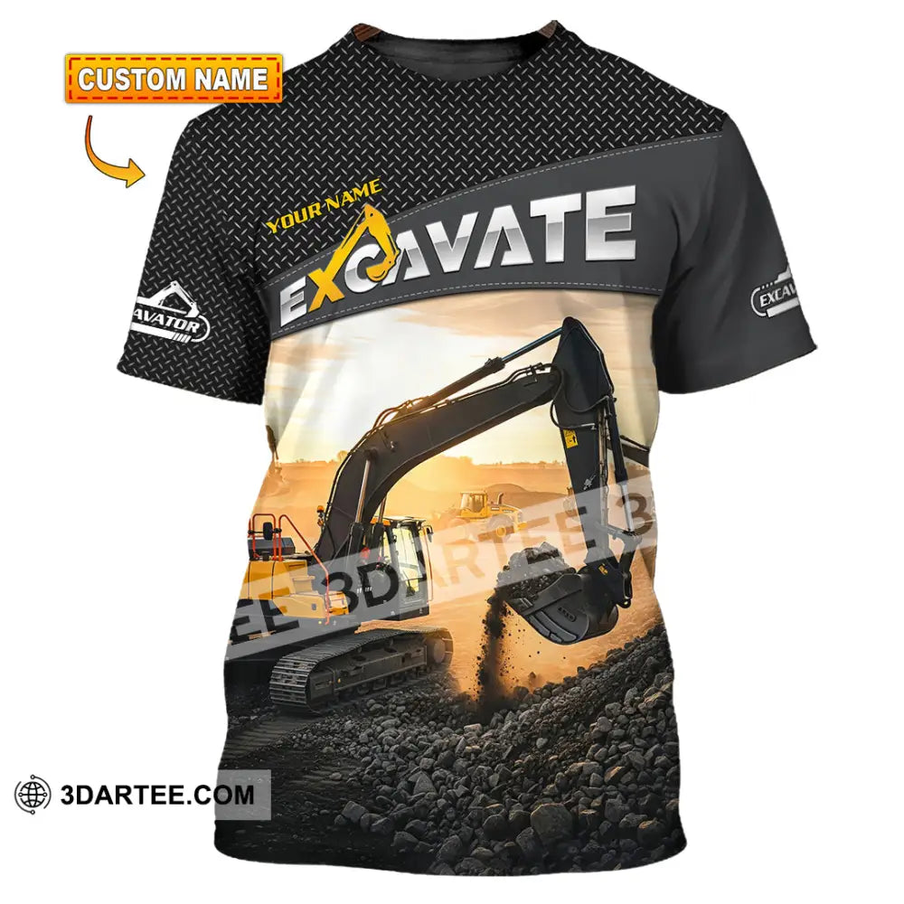 Unisex Shirt - Custom Excavator Shirt - T-shirt