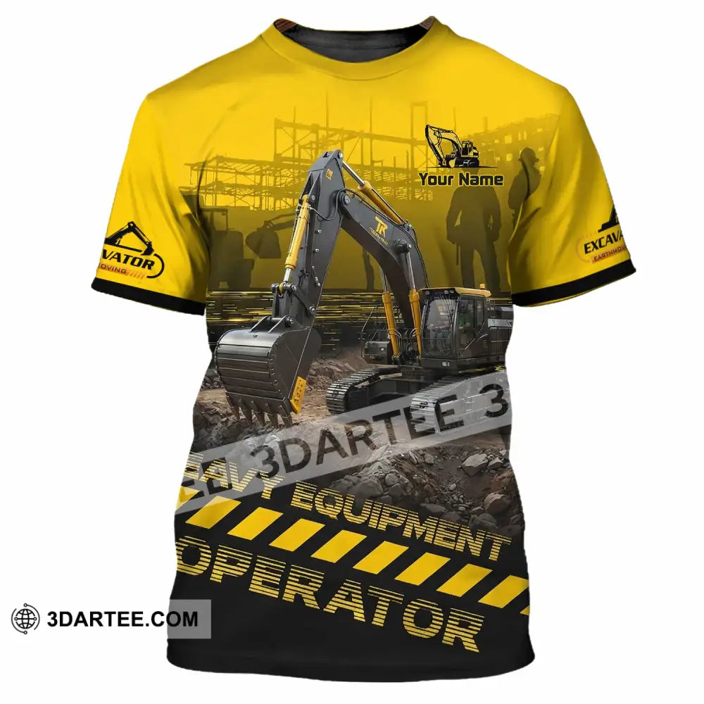 Unisex Shirt - Custom Excavator Shirt - T-Shirt / S - T-shirt