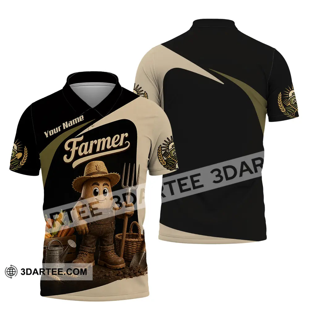 Unisex Shirt - Custom Farmer Shirt - Polo Shirt / S - T-shirt