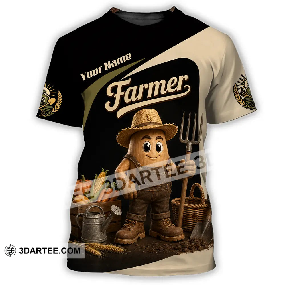 Unisex Shirt - Custom Farmer Shirt - T-Shirt / S - T-shirt