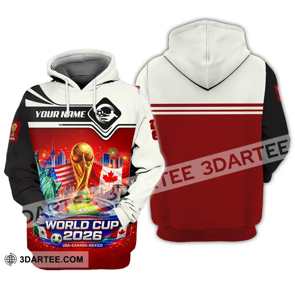 Unisex Shirt - Custom FIFA World Cup 2026 3D Shirt Hoodie / S T-shirt