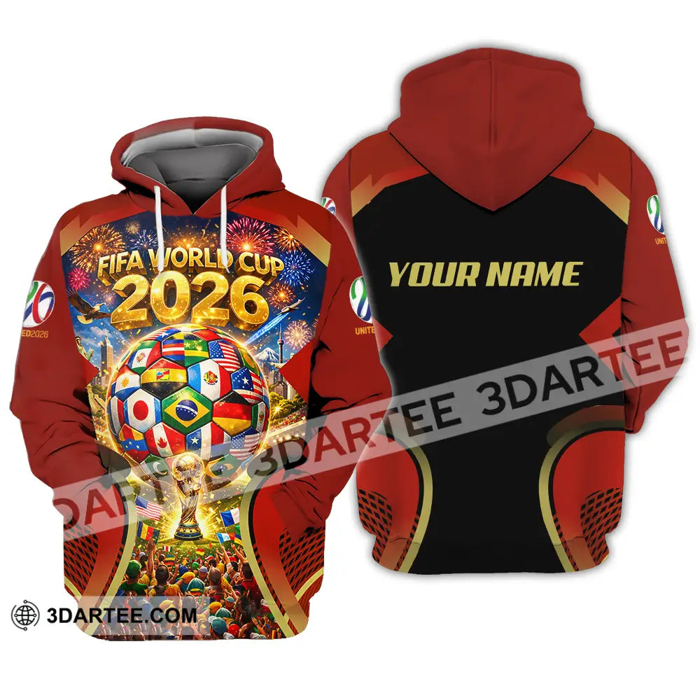 Unisex Shirt - Custom FIFA World Cup 2026 3D Shirt Hoodie / S T-shirt