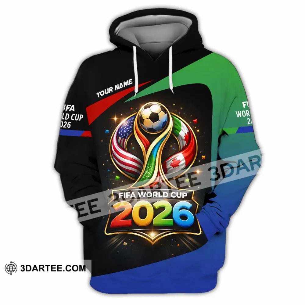Unisex Shirt - Custom Fifa World Cup 2026 3D Shirt - Hoodie / S - T-shirt