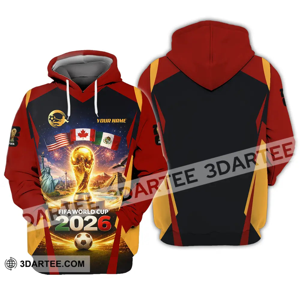 Unisex Shirt - Custom Fifa World Cup 2026 3D Shirt Hoodie / S T-shirt