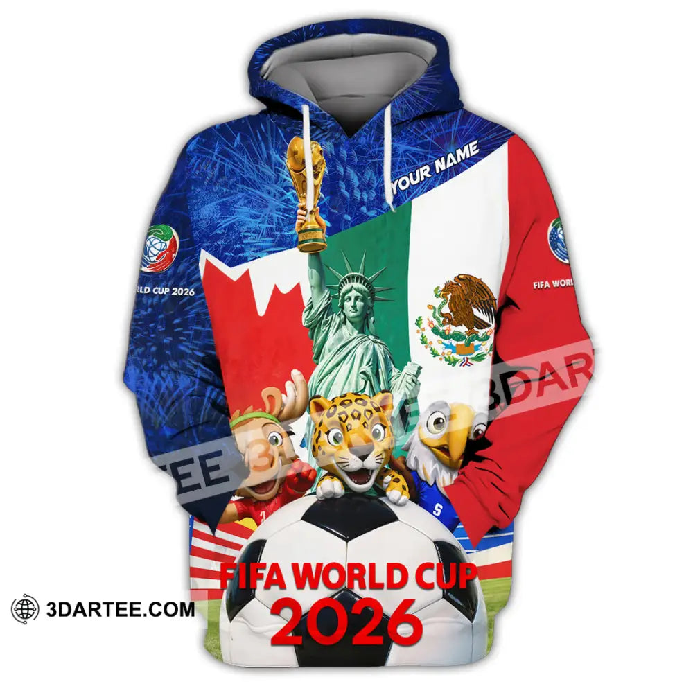 Unisex Shirt - Custom FIFA World Cup 2026 3D Shirt Hoodie / S T-shirt