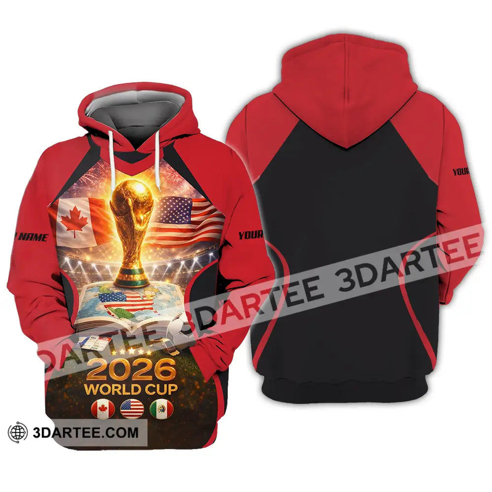 Unisex Shirt - Custom FIFA World Cup 2026 3D Shirt Hoodie / S T-shirt