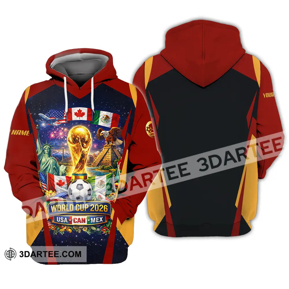 Unisex Shirt - Custom FIFA World Cup 2026 3D Shirt Hoodie / S T-shirt