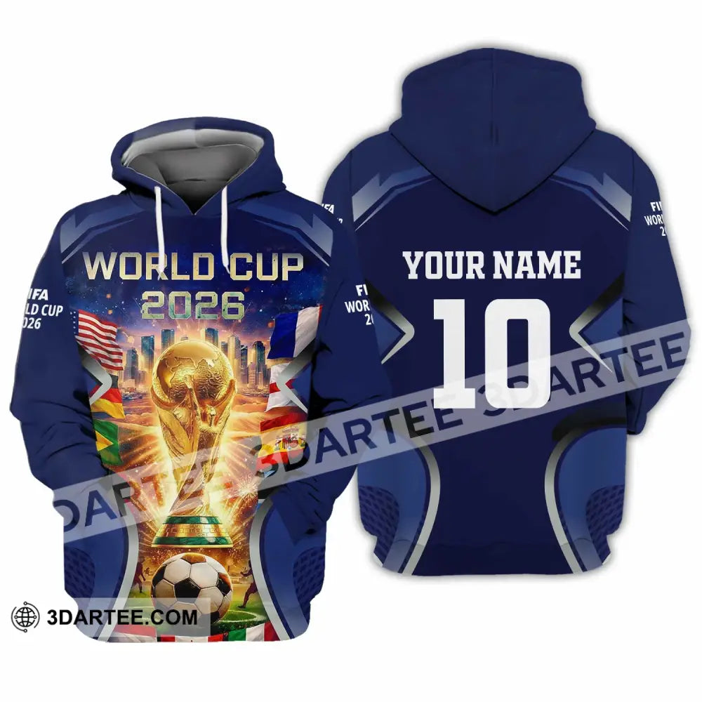 Unisex Shirt - Custom FIFA World Cup 2026 3D Shirt Hoodie / S T-shirt