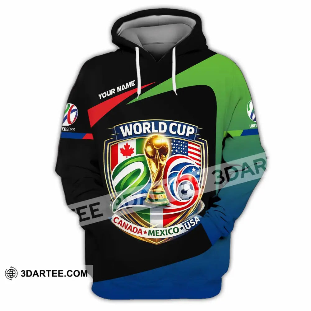 Unisex Shirt - Custom Fifa World Cup 2026 3D Shirt Hoodie / S T-shirt