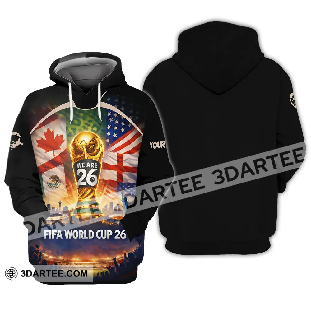 Unisex Shirt - Custom FIFA World Cup 2026 3D Shirt Hoodie / S T-shirt
