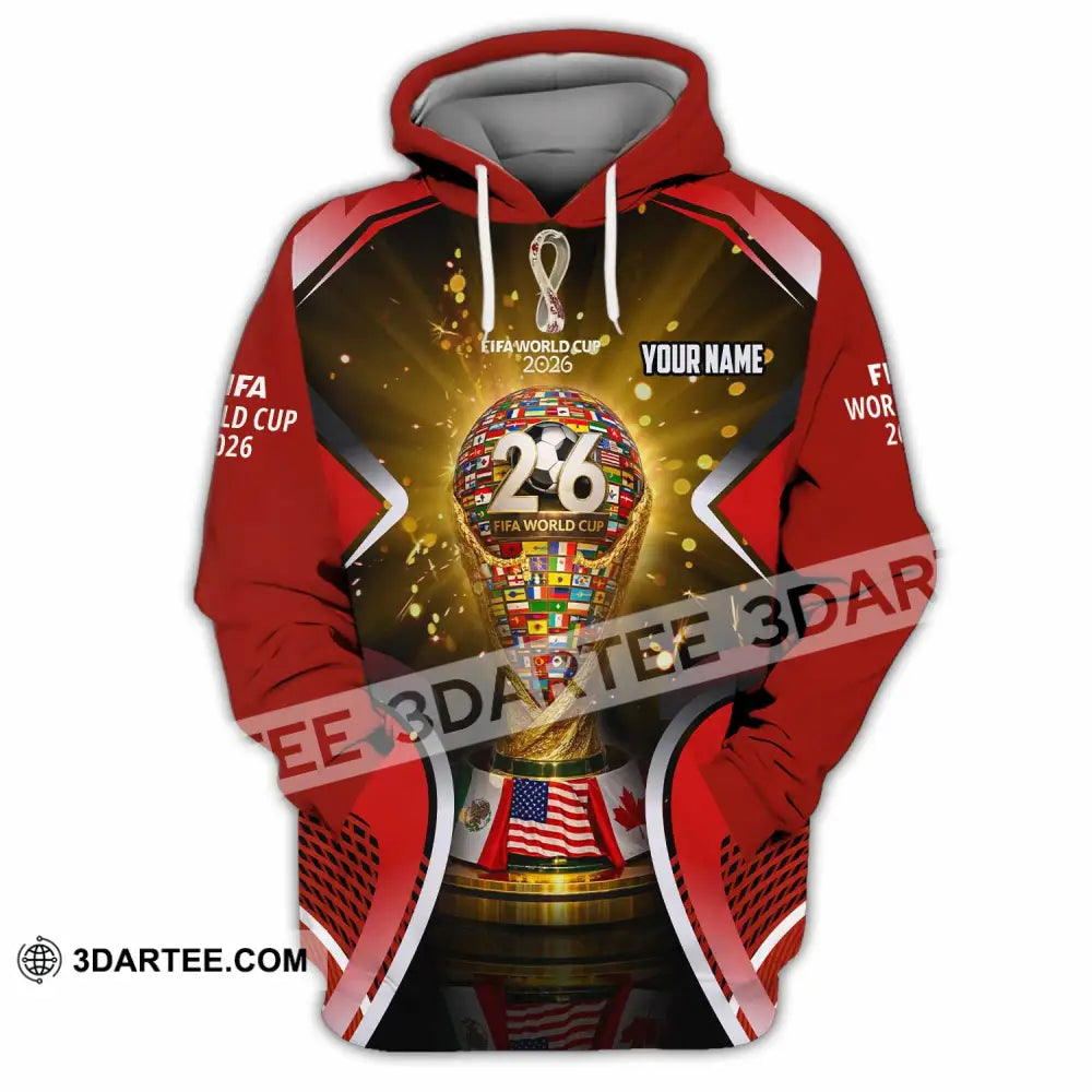 Unisex Shirt - Custom Fifa World Cup 2026 3D Shirt - Hoodie / S - T-shirt