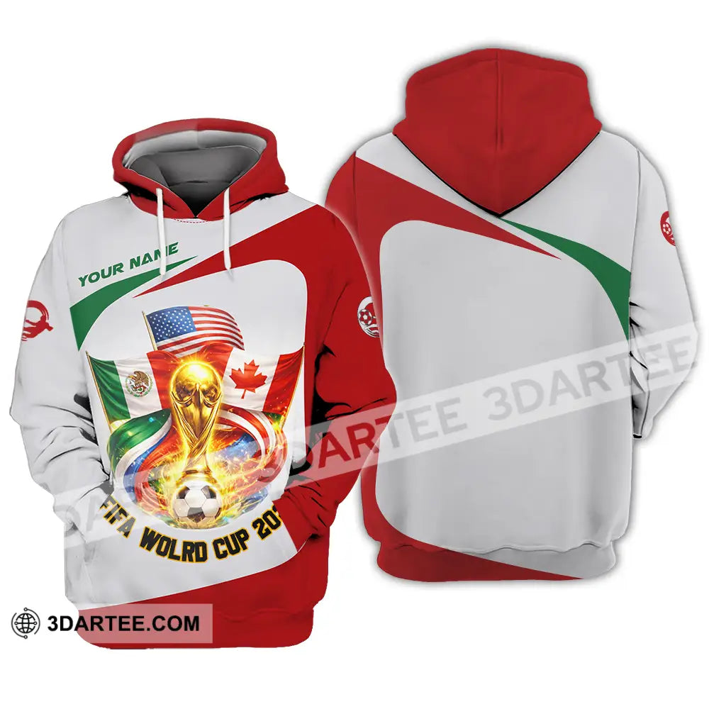 Unisex Shirt - Custom FIFA World Cup 2026 3D Shirt Hoodie / S T-shirt