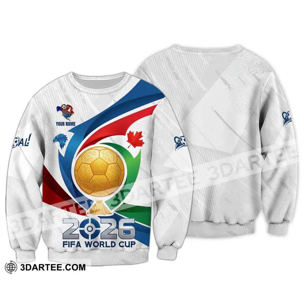 Unisex Shirt - Custom FIFA World Cup 2026 3D Shirt Long Sleeve / S T-shirt