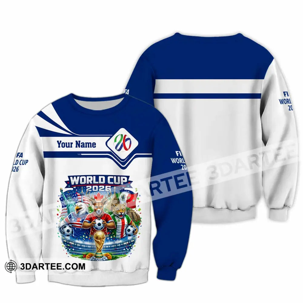 Unisex Shirt - Custom FIFA World Cup 2026 3D Shirt Long Sleeve / S T-shirt
