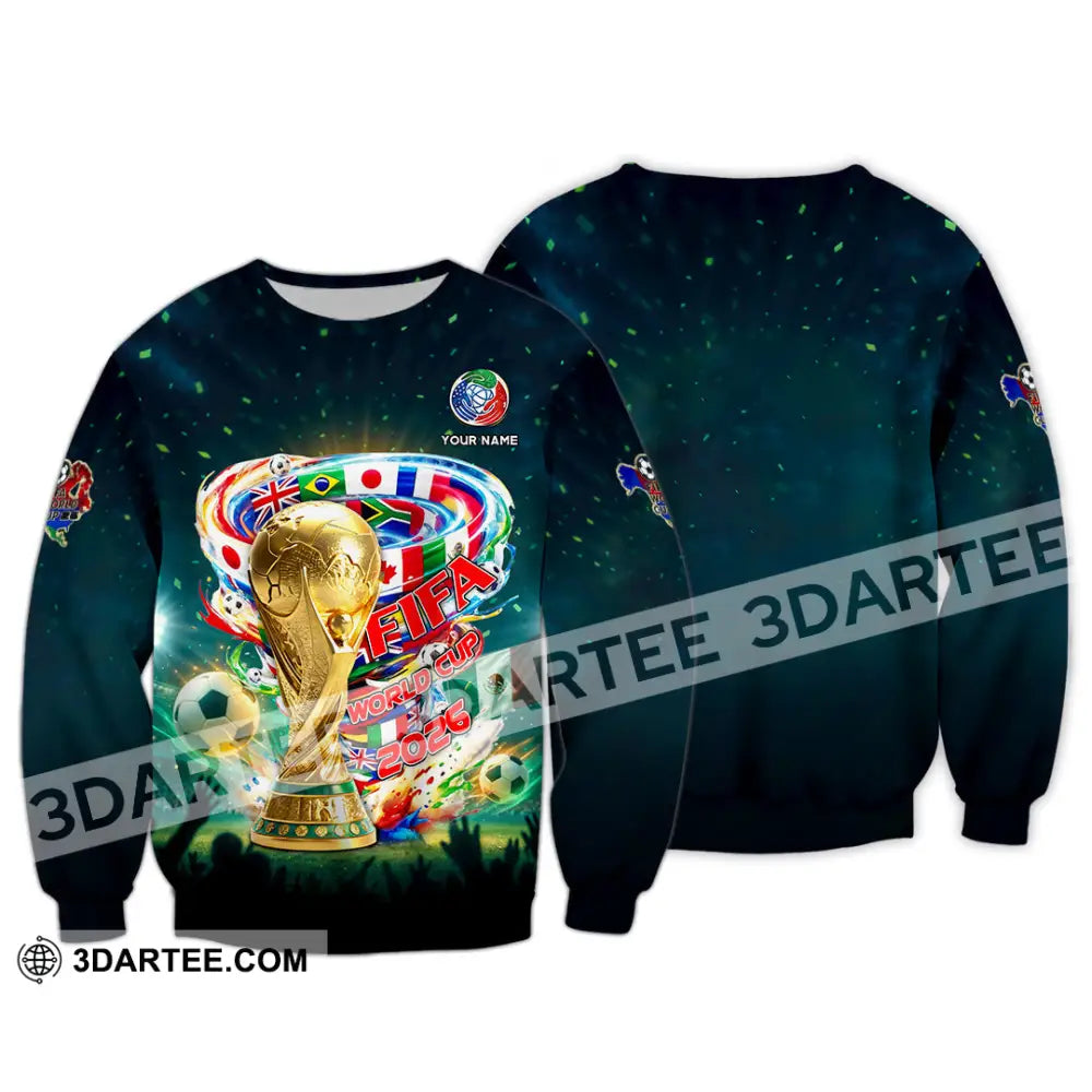 Unisex Shirt - Custom FIFA World Cup 2026 3D Shirt Long Sleeve / S T-shirt
