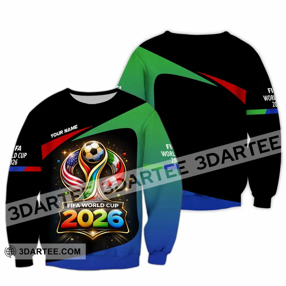 Unisex Shirt - Custom Fifa World Cup 2026 3D Shirt - Long Sleeve / S - T-shirt