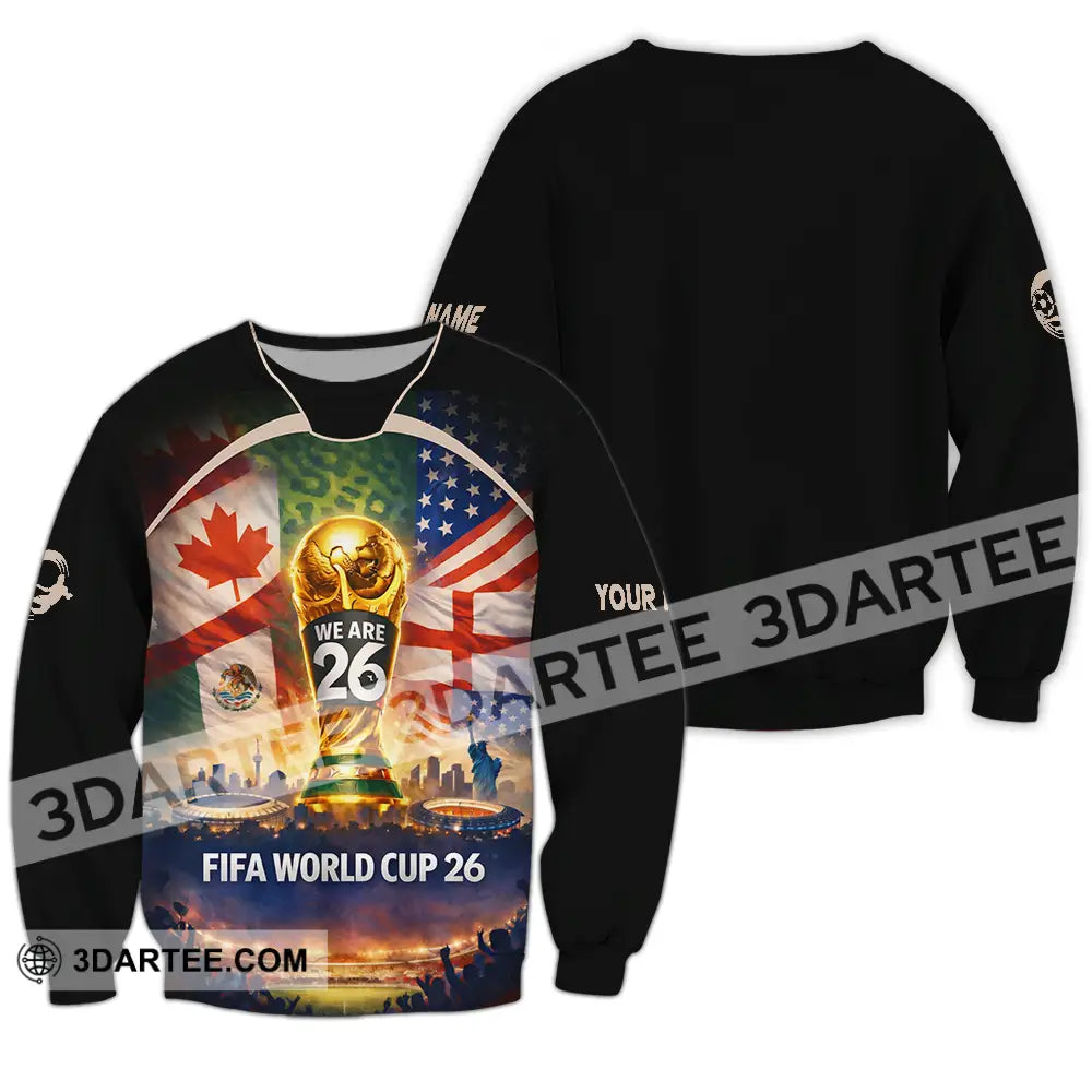 Unisex Shirt - Custom FIFA World Cup 2026 3D Shirt Long Sleeve / S T-shirt