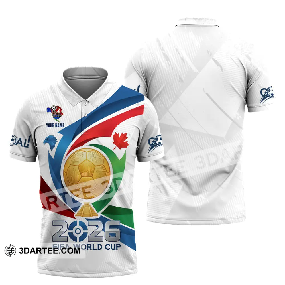 Unisex Shirt - Custom FIFA World Cup 2026 3D Shirt Polo Shirt / S T-shirt