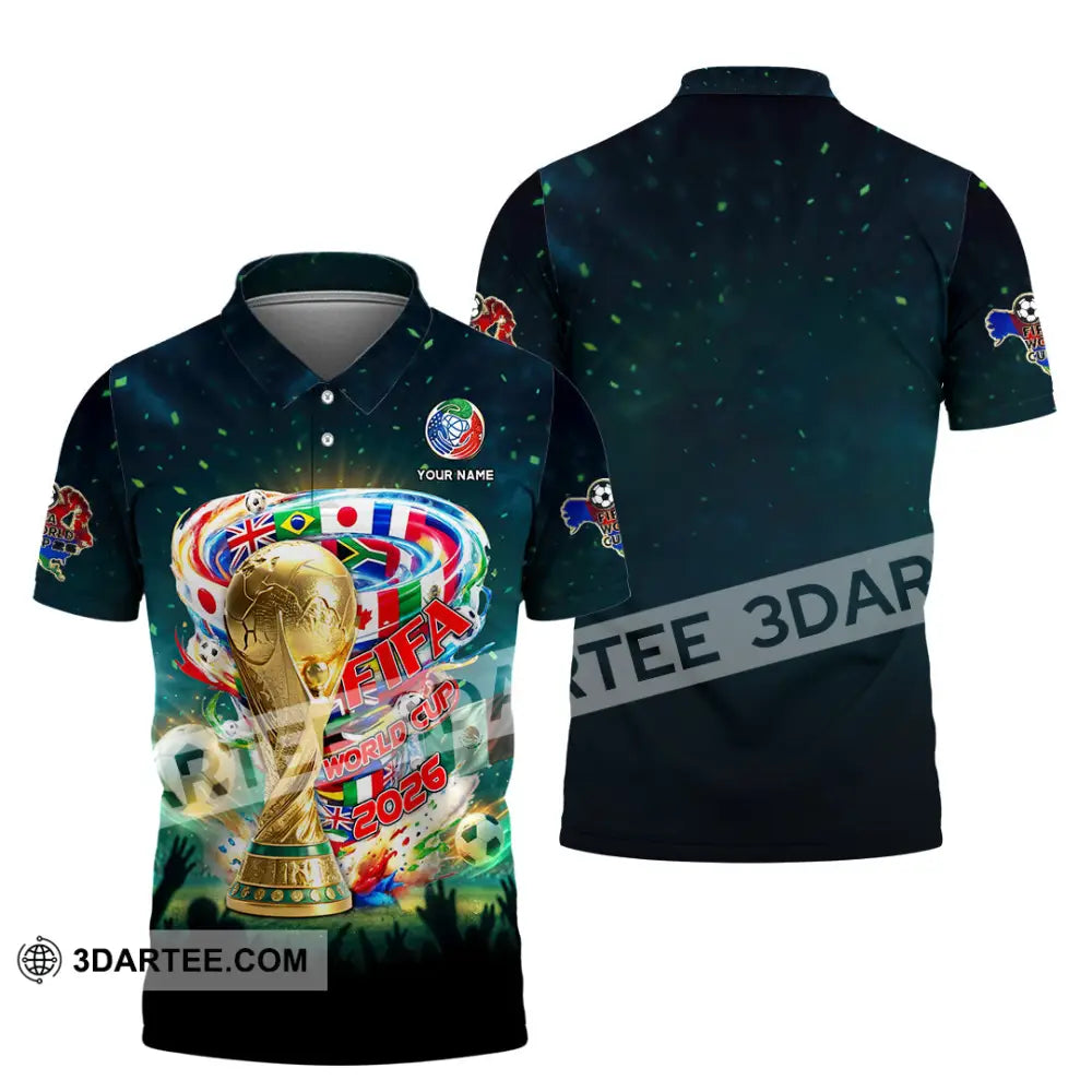 Unisex Shirt - Custom FIFA World Cup 2026 3D Shirt Polo Shirt / S T-shirt