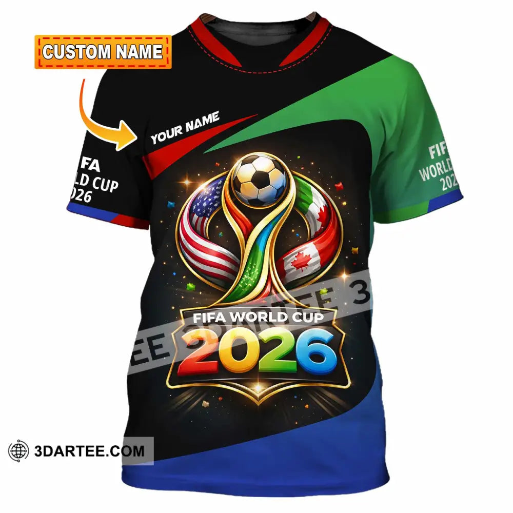 Unisex Shirt - Custom Fifa World Cup 2026 3D Shirt - T-shirt