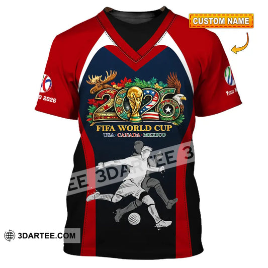 Unisex Shirt - Custom Fifa World Cup 2026 3D Shirt - T-shirt