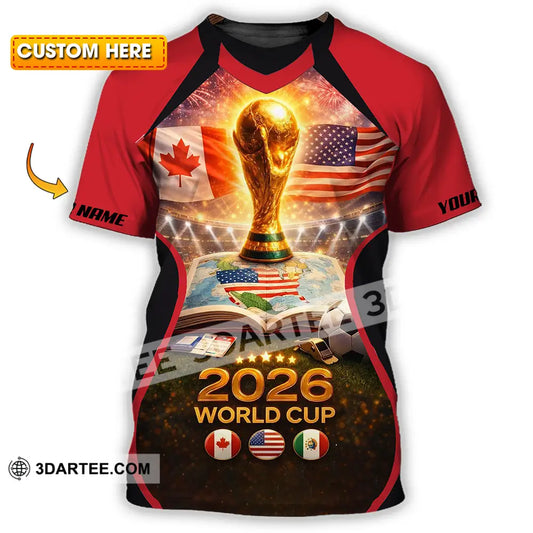 Unisex Shirt - Custom FIFA World Cup 2026 3D Shirt T-shirt