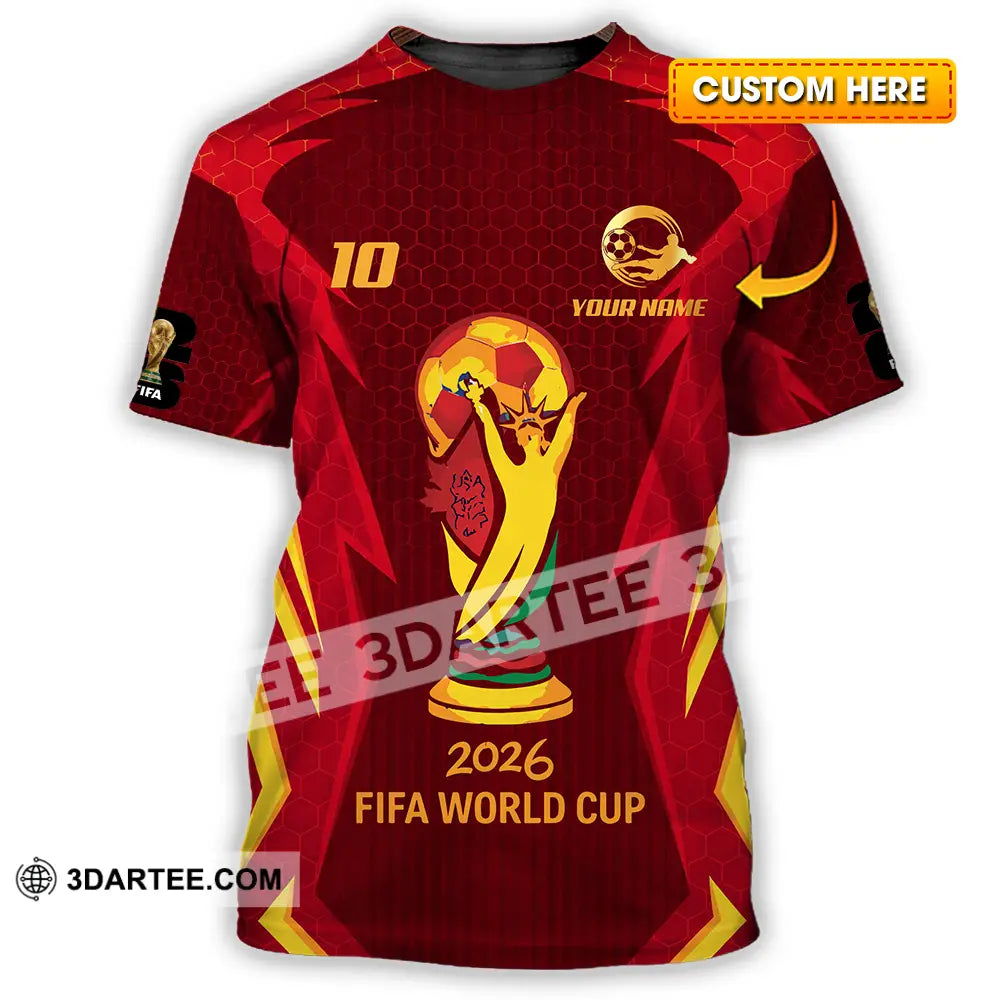 Unisex Shirt - Custom FIFA World Cup 2026 3D Shirt T-shirt