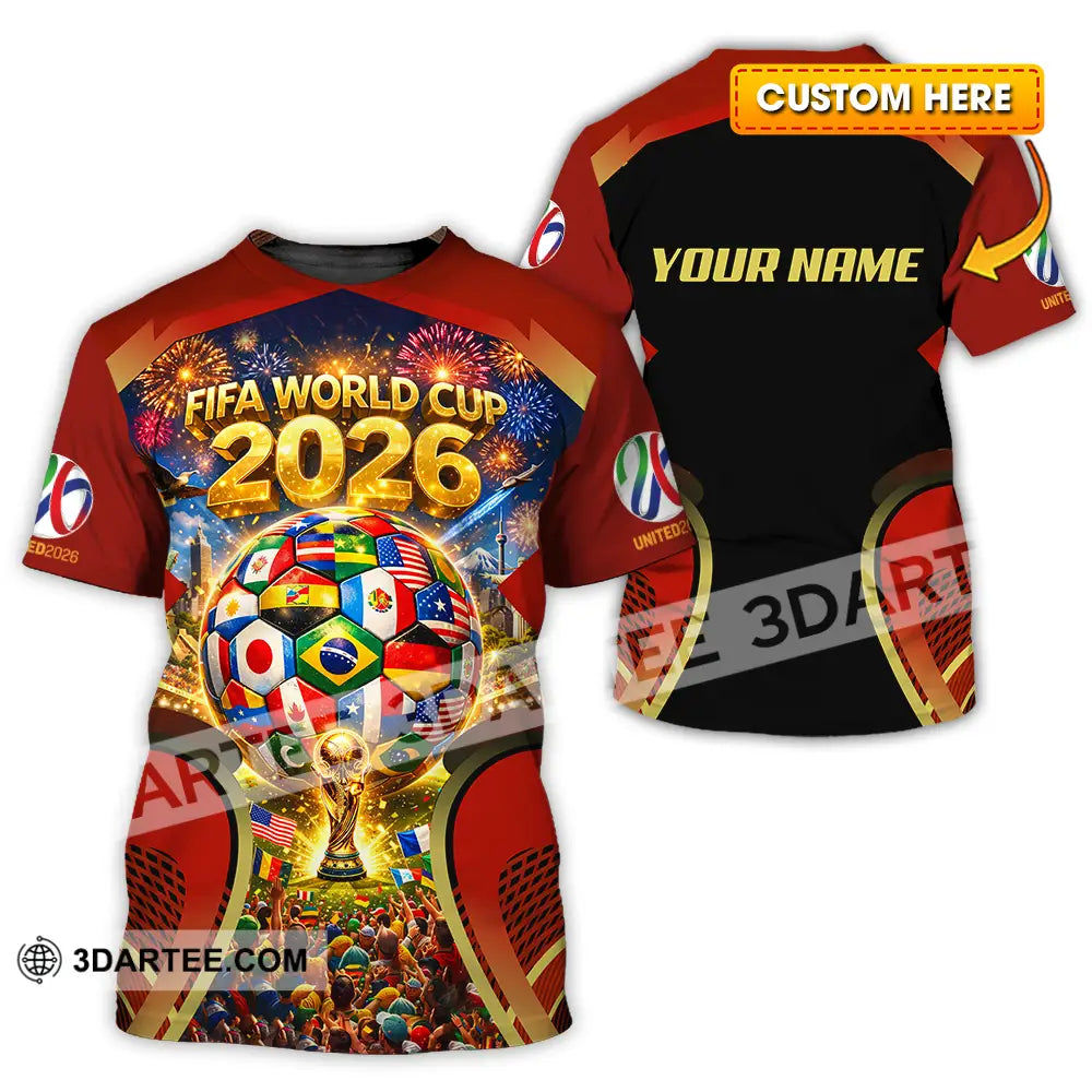Unisex Shirt - Custom FIFA World Cup 2026 3D Shirt T-shirt