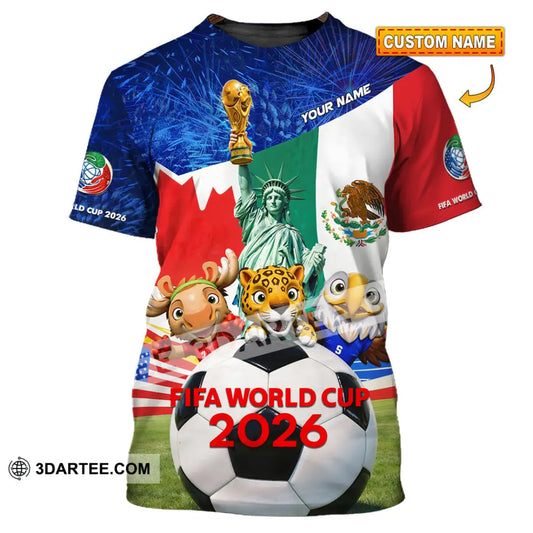 Unisex Shirt - Custom FIFA World Cup 2026 3D Shirt T-shirt