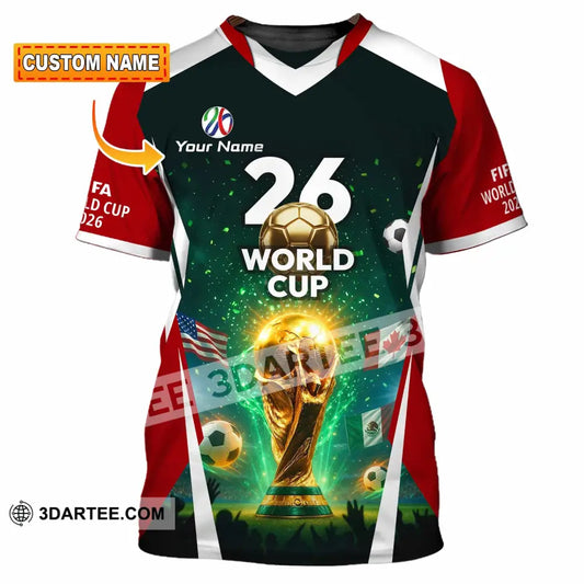 Unisex Shirt - Custom Fifa World Cup 2026 3D Shirt T-shirt