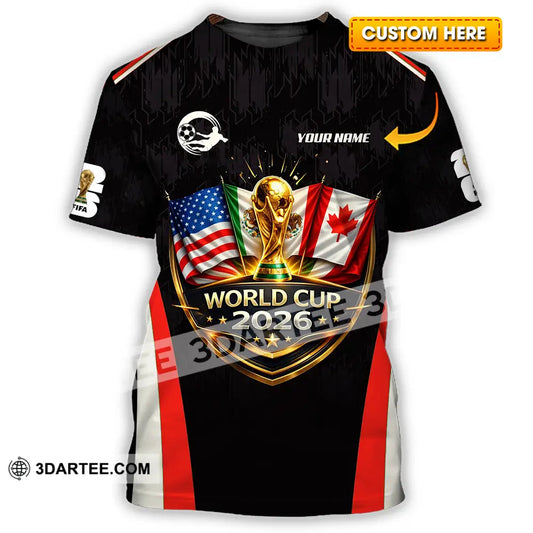Unisex Shirt - Custom FIFA World Cup 2026 3D Shirt T-shirt