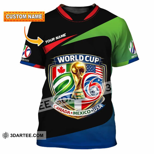 Unisex Shirt - Custom Fifa World Cup 2026 3D Shirt T-shirt