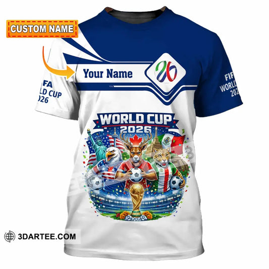 Unisex Shirt - Custom FIFA World Cup 2026 3D Shirt T-shirt